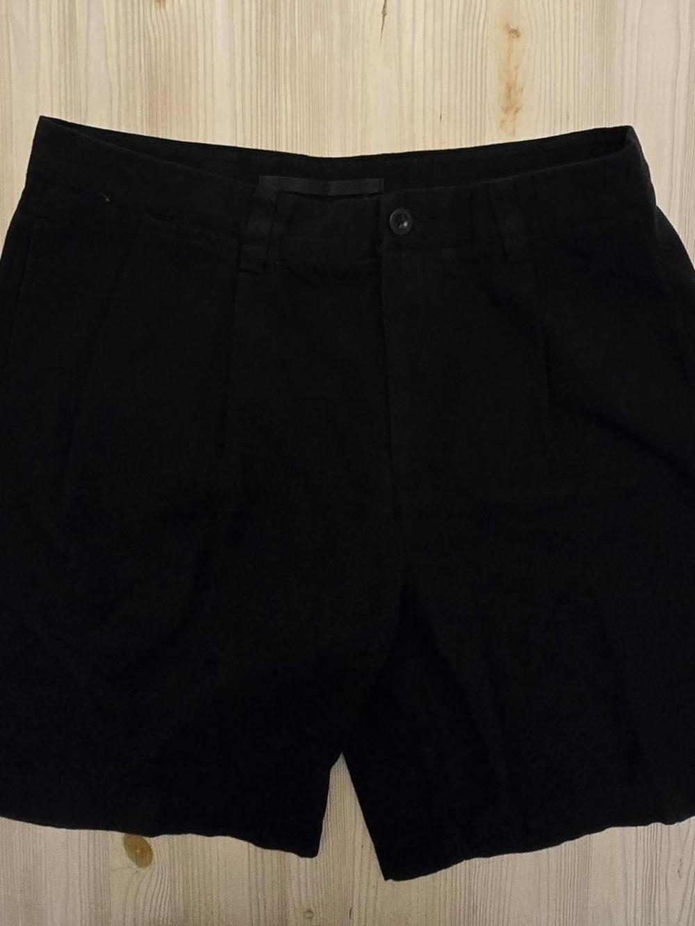 Nautica Black Pleated Men's Chino Shorts